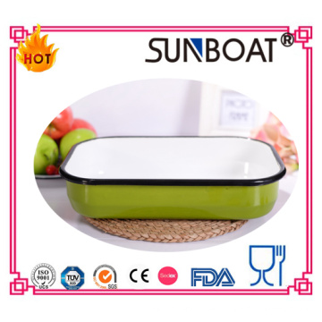 Sunboat Bakeware Kitchenware/ Kitchen Appliance Enamel Butter Dish /Enamel Bake Plate/Tray